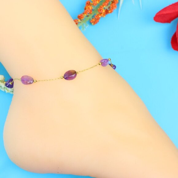 Elegant Handmade Anklet – Perfect for Women & Girls | Ideal Gift Option, DYC1613 - Picture 6 of 8